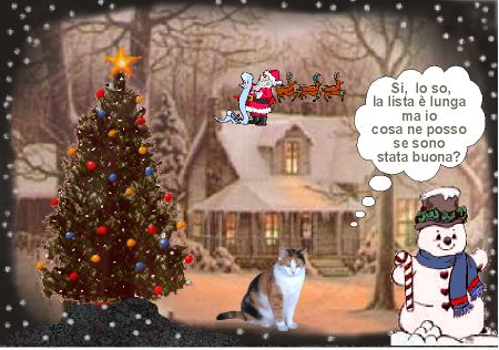 Se hai scritto la lettera a Babbo Natale ti porter tanti regali che metter sotto l'albero...